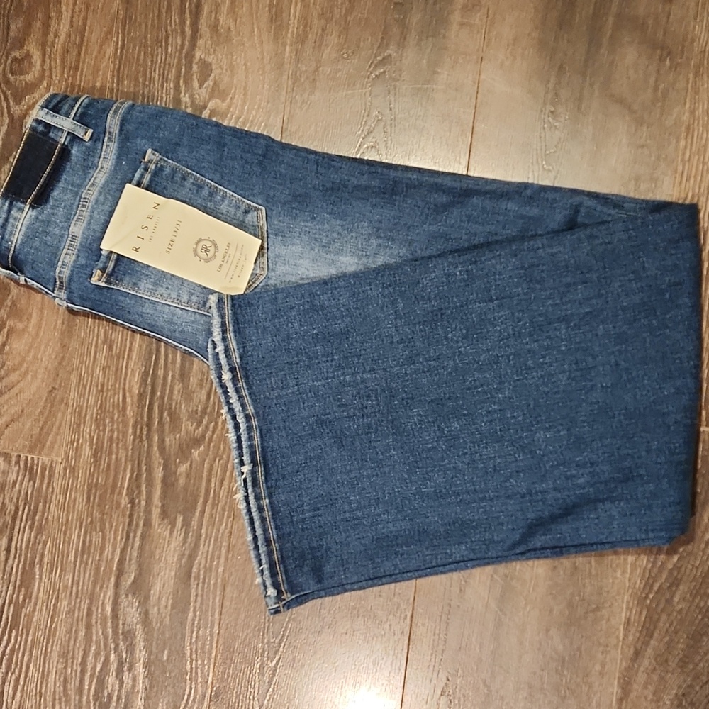 NWT! RISEN HIGH RISE TUMMY CONTROL WIDE LEG JEANS, 12/13 (31) - Picture 14 of 14